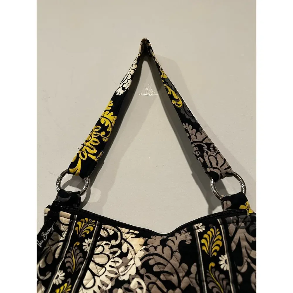 Vera Bradley Quilted Crossbody Purse Paisley Baroque Boho Classic Black Bag